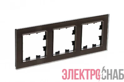 Рамка 3-м AtlasDesign Nature стекло мокко SE ATN320603