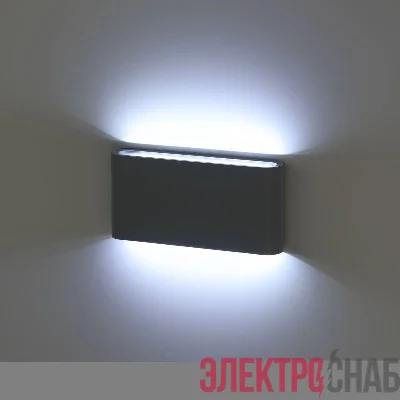 Светильник светодиодный WL41 GR 10Вт 3500К для интерьера/фасадов IP54 сер. Эра Б0054418