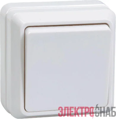 Выключатель 1-кл. ОП Октава 10А IP20 ВС20-1-0-ОБ 250В бел. GENERICA EVO10-K01-10-DC