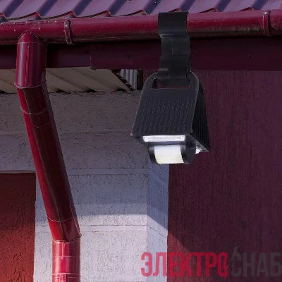 Светильник садовый ERAFS024-05 16LED 50лм подвесной с датчиком движения солнечная батарея ЭРА Б0044245