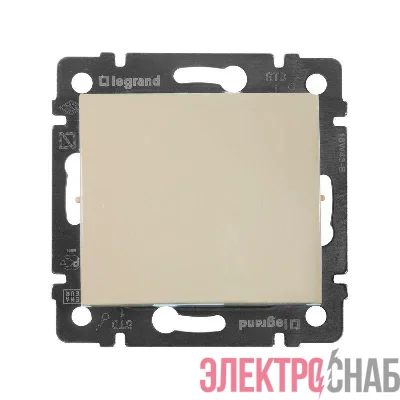 Выключатель 1-кл. СП Valena 10А IP31 250В механизм сл. кость Leg 774301