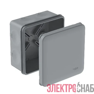 Коробка распределительная MultiBox IP66 85х85х42 DIY (со стикером) сер. SE IMT351971