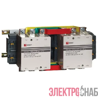 Контактор реверсивный КТЭ 115А кат. 380В AC 2НО EKF ctr-b-r-115-380
