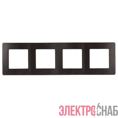Рамка 4-м 12-5104-05 сатин антрацит Эра Б0052533