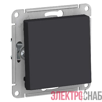 Выключатель 1-кл. СП AtlasDesign 10А IP20 (сх. 1) 10AX механизм карбон SE ATN001011