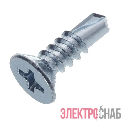 Саморез оконный 3.9х16 сверло бел. цинк (уп.30шт) европодвес СТРОЙМЕТИЗ 2040021