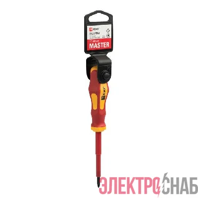 Отвертка PZ1х80мм Master 1000В Basic EKF pz-1-80-mas-in