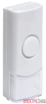 Кнопка для звонка беспроводного КЗБ2 IP44 бел. IEK EZD21D-KZ-02-K01