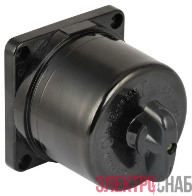 Выключатель пакетный 1-кл. 16А IP30 ПВ3-16 М3 кар. черн. EKF pv-3-16-2
