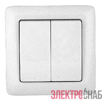 Выключатель 2-кл. СП Хит 6А IP20 250В бел. SE VS56-234-B