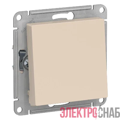 Переключатель проходной 1-кл. СП AtlasDesign 10А IP20 (сх. 6) 10AX механизм беж. SE ATN000261