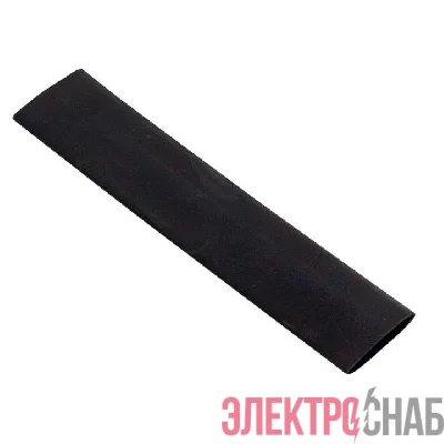 Набор трубок термоусадочных ТУТк клеевые 12/4 нг черн. по 100мм PROxima (уп.10шт) EKF tut-k-n-12