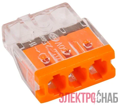 Клемма строительно-монтажная СМК 772-203 IEK UKZ30-203-001