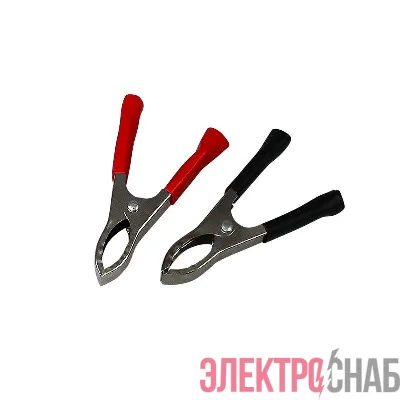 Зажим "крокодил" 30А 75мм (пакет Боб) (уп.2шт) Rexant 16-0015-9