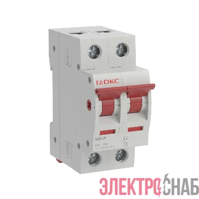 Выключатель нагрузки модульный 2п 80А MSD YON MSD-2P80