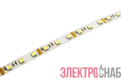 Лента светодиодная PLS 5050/60-12V 14.4Вт/м RGB разноцвет. IP20 (уп.5м) JazzWay 1001955