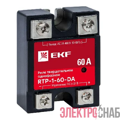 Реле твердотельное однофазное RTP-60-DA PROxima EKF rtp-1-60-da