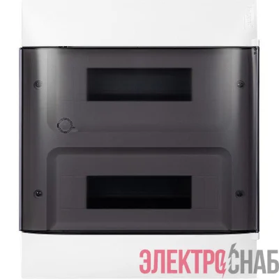 Щиток пластиковый встраиваемый Practibox S 2х12 дым. дверь Leg 135552