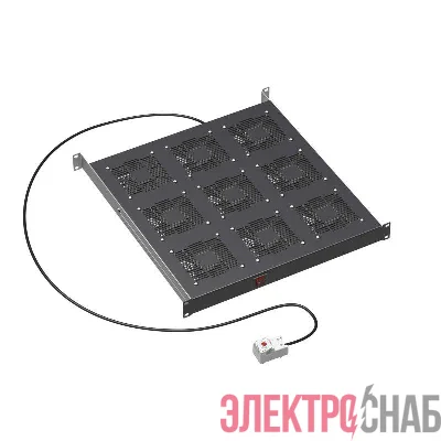 Модуль вентиляторный 19дюйм 9 вент. с термостатом RAL900 DKC R519VSIT9FTB