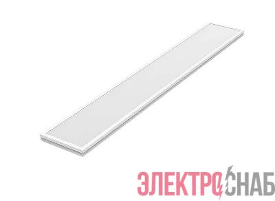 Светильник светодиодный 1198х180х19 36Вт 2450лм 4000К IP20 офисный призм. рассеив. Gauss 860125236