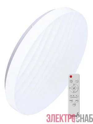 Светильник светодиодный PREMIUM MIRAGE 75Вт 230В 3000-6500К 6000лм IP40 495х105мм настенно-потолочный управляемый с пультом ДУ КОСМОС KSMira75W
