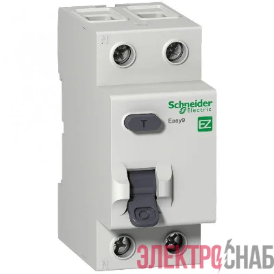 Выключатель дифференциального тока (УЗО) 2п 25А 10мА тип AC EASY9 SchE EZ9R14225