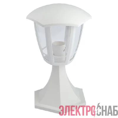 Светильник светодиодный садово-парковый ДТУ 07-8-003 Валенсия 1 8Вт 3000К IP44 6 гранный напольный бел. Эра Б0064302