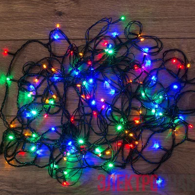 Гирлянда светодиодная универсальная 300LED мультиколор 15м с контроллером Neon-Night 303-109