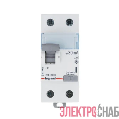 Выключатель дифференциального тока 2п 40А 30мА тип AC TX3 ИЭК Leg 403001