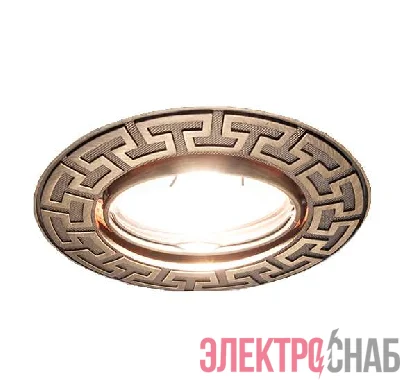 Светильник Afina 51 1 19 литой поворот. MR16 состаренная бронза ИТАЛМАК IT8400