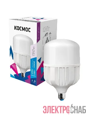 Лампа светодиодная высокомощная HWLED 150Вт 6500К E27/E40 220В КОСМОС KHWLED150WE2765