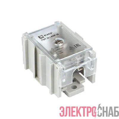 Блок распределительный проходной РБП 35 (1х35-4х6кв.мм) 125/50А PROxima EKF RBP-35-50