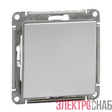 Выключатель 1-кл. СП W59 10А IP20 10AX механизм матов. хром SE VS110-154-5-86