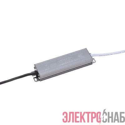 Источник питания (драйвер) 12В 60Вт IP67 с проводами влагозащ. Rexant 200-1000