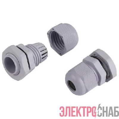 Ввод кабельный (сальник) PG 9 d4-8мм (d отверст. 16мм) IP54 (уп.20шт) Эра Б0065179