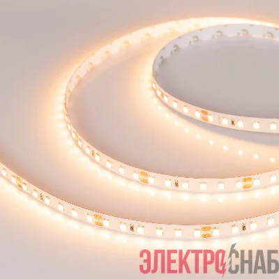 Лента светодиодная RT-A120-8mm 24V Warm 2700К 2835 9.6Вт/м IP20 (уп.5м) Arlight 010346(2)