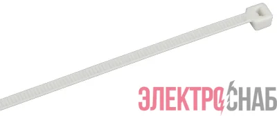 Хомут 3.6х150мм P6.6 самозатухающий бел. (уп.100шт) IEK UHH90-D036-150-100-K01