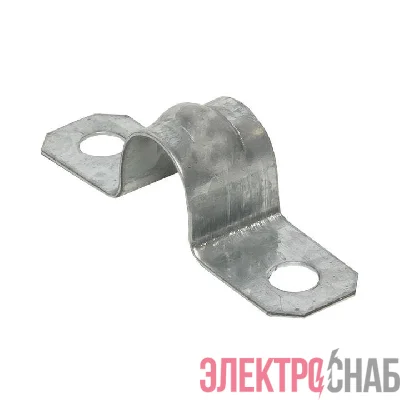 Скоба крепежная двухлапковая d14-15мм метал. (уп.10шт) PROxima EKF sm-2-14-15-r