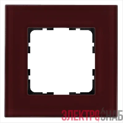 Рамка 1-м G-Glass стекло гранат. JasmartG1001GH