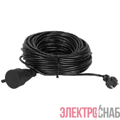 Удлинитель-шнур 1х0м без заземл. ПВС 2х0.75 GREEN LINE BUH-6-30m Эра Б0065143