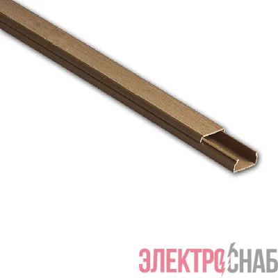 Кабель-канал 20х10 L2000 пластик бук (светл. основа) Рувинил РКК-20х10-38М