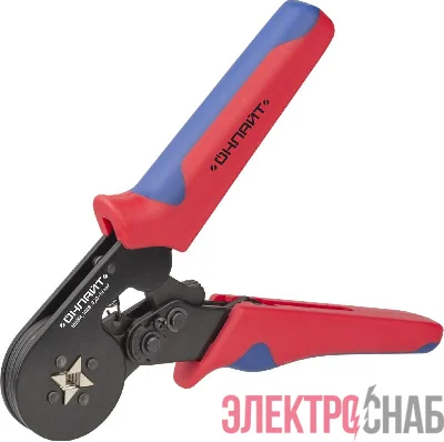 Пресс-клещи саморегулирующиеся 80 906 OHT-Pkv01-D-10 для втулочных наконечников 10кв.мм ОНЛАЙТ 80906