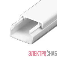 Кабель-канал 15х10 L2000 с двойн. замком пластик Урал Пак КК-19015010-200