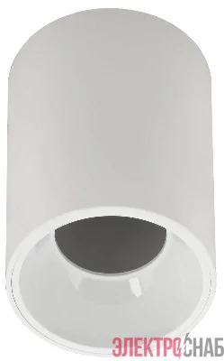 Светильник 4111 накладной поворотный GU10 бел. пласт. IEK LT-UPB0-4111-GU10-1-K01