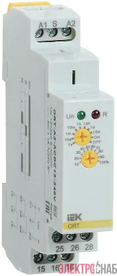 Реле задержки включения ORT 2 контакта 12-240В AC/DC IEK ORT-A2-ACDC12-240V