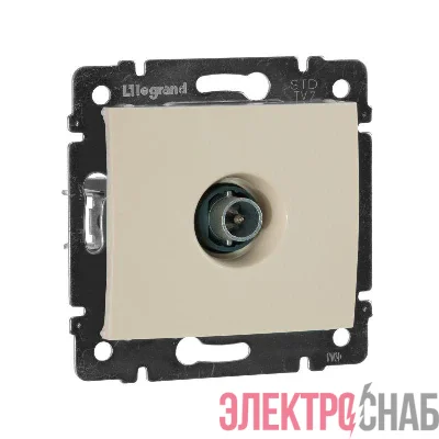 Механизм розетки TV СП Valena оконечная 10дБ сл. кость Leg 774330