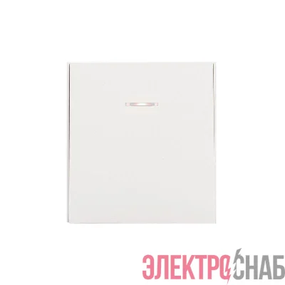 Переключатель перекрестный 1-кл. СП STRONG 10А с подсветкой жемчуг Kranz KR-78-0718-4