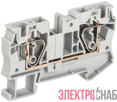 Клемма пружинная КПИ 2в-6 57А сер. IEK YZN11-006-K03