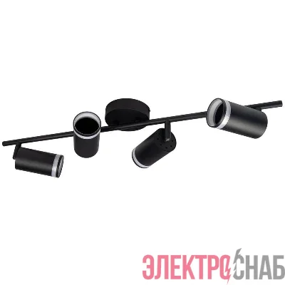 Светильник PCL-0104 4xGU10 IP20 230В BL настен./потолочн. декор. под лампу JazzWay 5066465