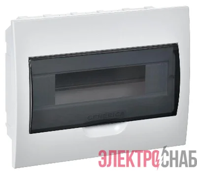 Бокс ЩРВ-П-12 мод. встраив. пластик IP41 GENERICA MKP12-V-12-41-G
